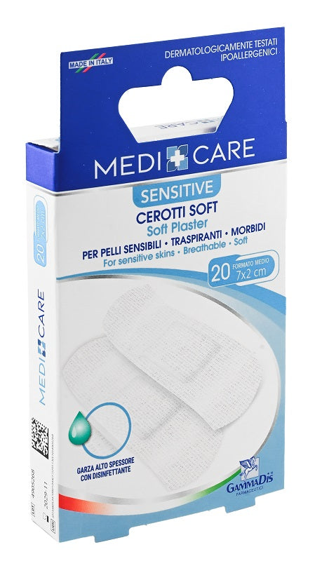 Cerotto Medicare Delicati Medi 20 Pezzi - Lovesano 