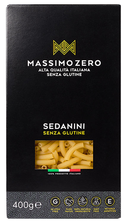 MASSIMO ZERO Pasta Sedanini Rigati 1000g - Lovesano 