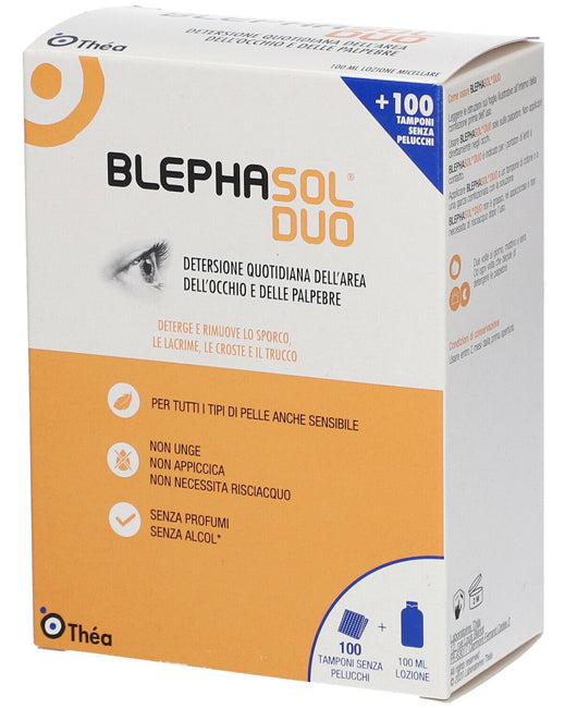 BLEPHASOL DUO 100ML+100 GARZE - Lovesano 