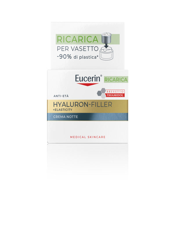 Eucerin Hyaluron Filler+ Elasticity Crema Notte Refill 50 Ml