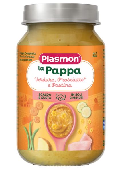 Plasmon La Pappa Verdure Prosciutto E Pastina 200 G - Lovesano 