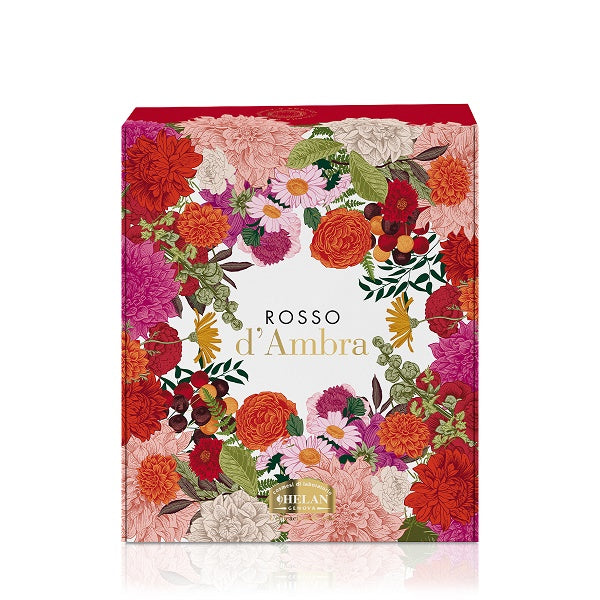 Rosso D'ambra Cofanetto Crema Mani 50 Ml + Eau De Parfum 10 Ml - Lovesano 