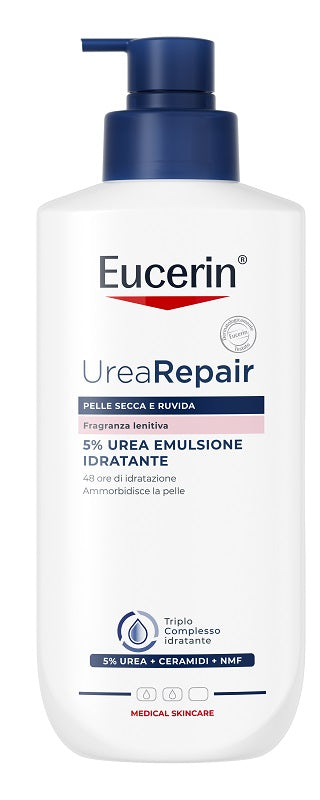 Eucerin Urearepair 5% Urea Emulsione Idratante Fragranza Lenitiva 400 Ml - Lovesano 