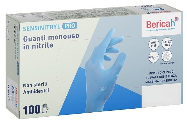 Guanto Monouso Sensinitryl Pro In Nitrile Extra Large 100 Pezzi - Lovesano 