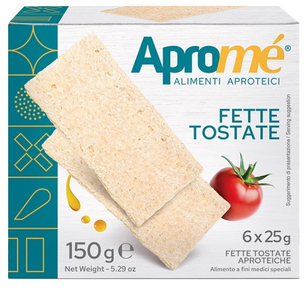 Aprome' Fette Tostate 6 Porzioni Da 25 G - Lovesano 