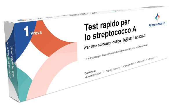 Test Antigenico Rapido Pharmamentis Strep A Autodiagnostico Rilevazione Qualitativa Antigene Streptococco A In Tamponi Faringei 1 Pezzo