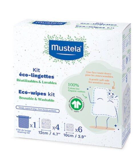 Mustela Salviette Lavabili Riutilizzabili 10 Pezzi - Lovesano 