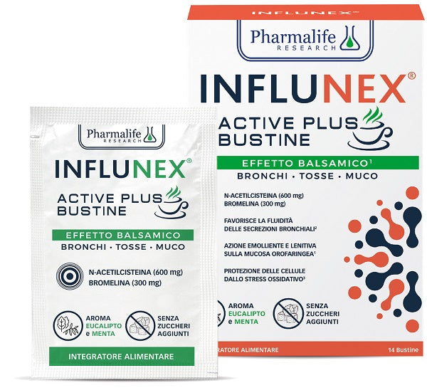 Influnex Active Plus Balsamico 14 Bustine - Lovesano 