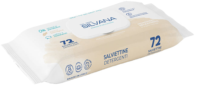 Silvana Salviettine Detergenti 72 Pezzi