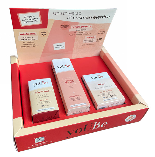 Yoube Cosmetics Special Pack Couvette 2023 1 Mia Brama 15 Ml + 1 Gioia Infinita 200 Ml + 1 Anima 30 Ml 1 Anima 15 Ml - Lovesano 