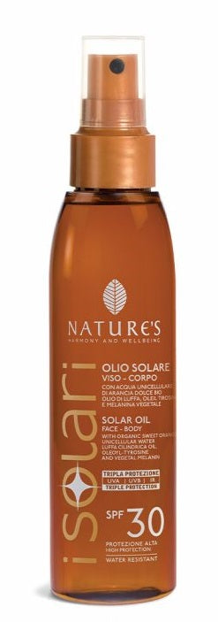 Nature's I Solari Olio Solare Viso Corpo Spf 30 150 Ml - Lovesano 