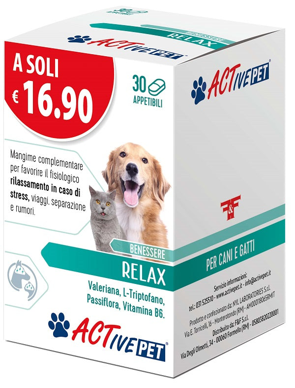 V ACTIVE PET RELAX 30CPR - Lovesano 