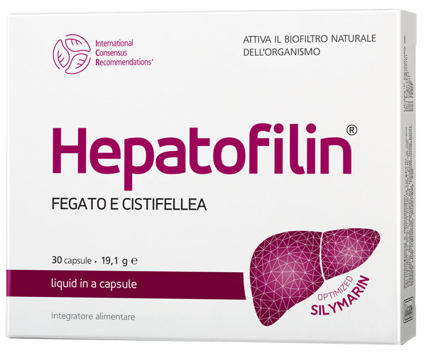Hepatofilin 30 Capsule Senza Conservanti E Zucchero