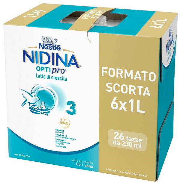 Nidina Optipro 3 Liquido 6 Pezzi Da 1 Litro - Lovesano 