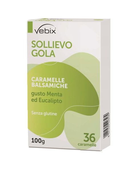 Vebix Nutrients Sollievo Gola 36 Pastiglie Balsamiche - Lovesano 