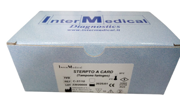 TEST STREPTO A INTERMEDICAL 10PZ - Lovesano 