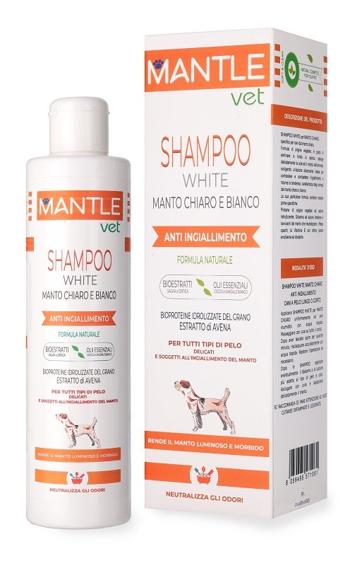 Mantle Vet Shampoo Manto Chiaro 250 Ml - Lovesano 