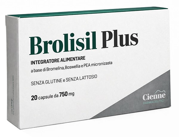 Brolisil Plus 20 Capsule Da 750 Mg Senza Glutine Senza Lattosio