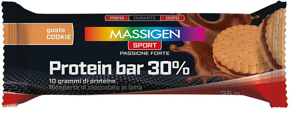 Massigen Sport Protein Barretta 30% Cookies 50 G - Lovesano 