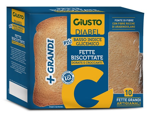 Giusto Diabel Fette Biscottate 150 G Nuova Ricetta - Lovesano 