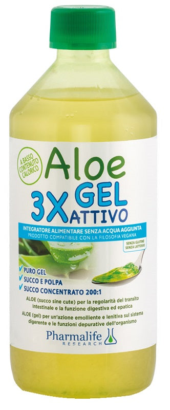 Aloe Gel 3x Attivo 500 Ml - Lovesano 