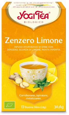 YOGI TEA ZENZERO LIMONE 30,6G - Lovesano 