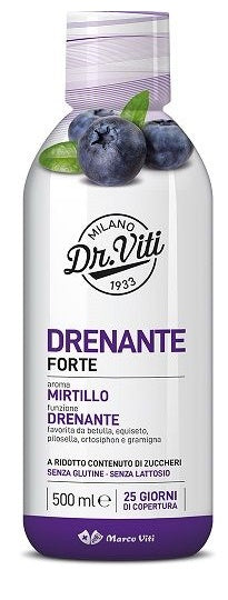 Dr Viti Drenante Forte Mirtillo 500 Ml Senza Zuccheri - Lovesano 
