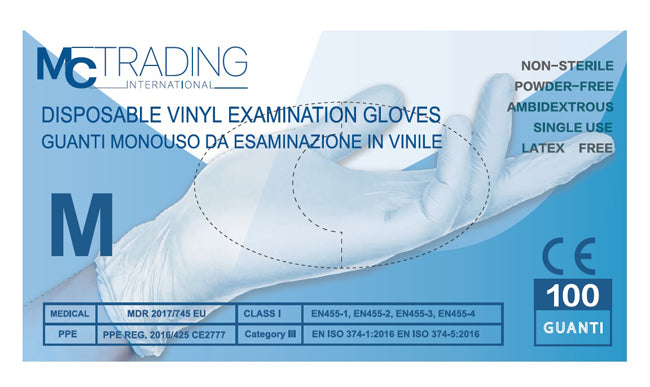 GUANTI VINILE S/POL M PULIN 100P - Lovesano 