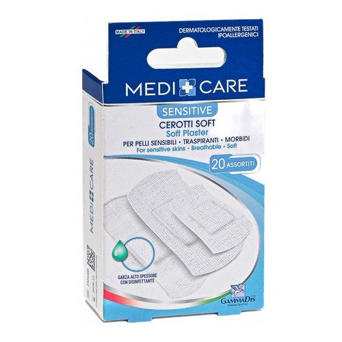 Cerotto Medicare Delicati Assortiti 20 Pezzi - Lovesano 