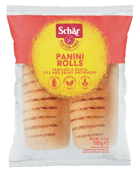 SCHAR PANINI ROLLS 2X75GR S/G - Lovesano 