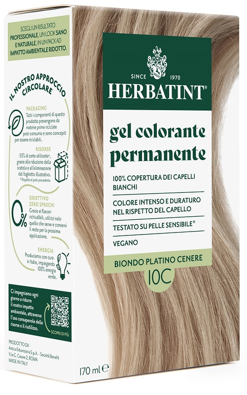 Herbatint 10c Biondo Platino Cenere 170 Ml