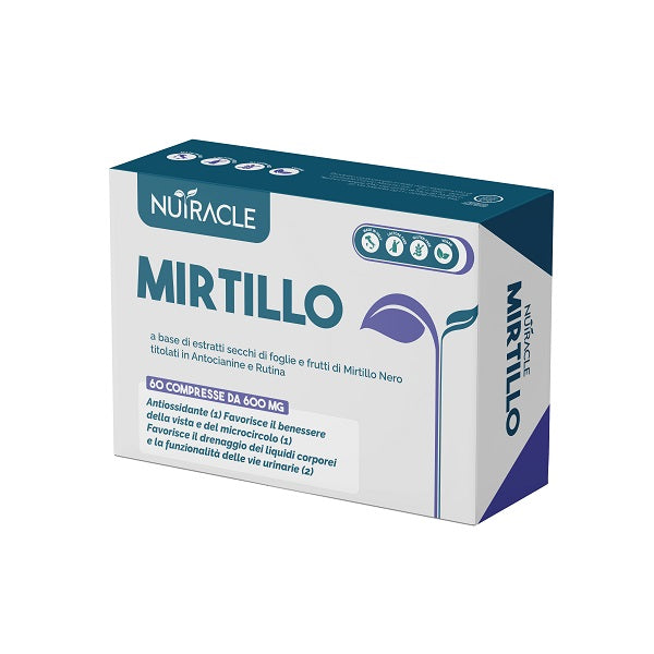 Nutracle Mirtillo 60 Compresse Da 600 Mg - Lovesano 