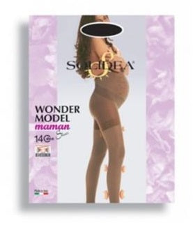 Wonder Model Maman 140 Sheer Collant Gestante Nero Xl - Lovesano 