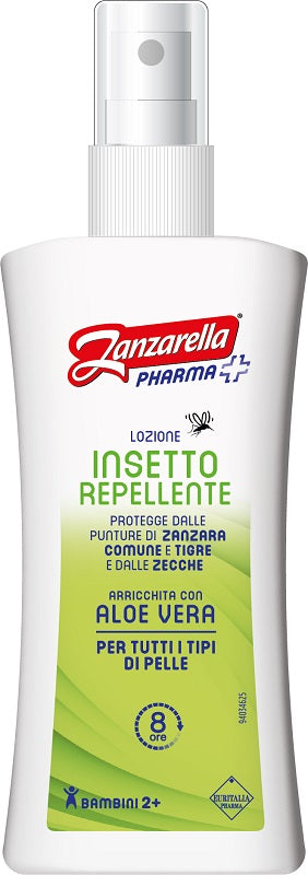 Zanzarella Lozione Insetto Repellente Con Aloe 100 Ml - Lovesano 