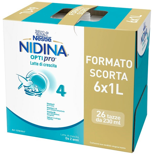 Nidina Optipro 4 Liquido 6 X 1 L - Lovesano 