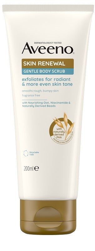 Aveeno Skin Renewal Body Scrub 200 Ml - Lovesano 