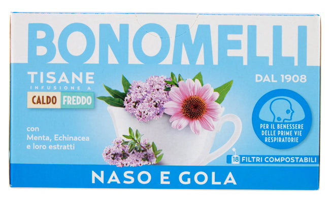 Bonomelli Tisana Naso E Gola 18 Filtri - Lovesano 