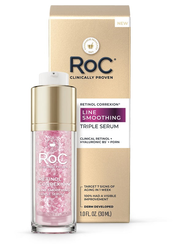 Roc Retinol Correxion Line Smoothing Siero Viso Tripla Azione 30 Ml