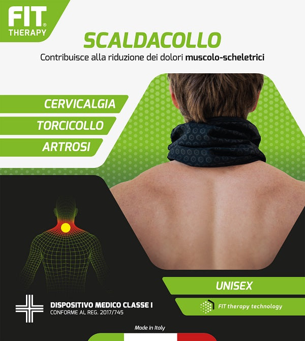 Scaldacollo Fit Therapy Nero Taglia Unica - Lovesano 