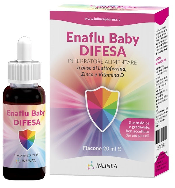 Enaflu Baby Difesa Gocce 20 Ml Gusto Dolce Senza Glutine