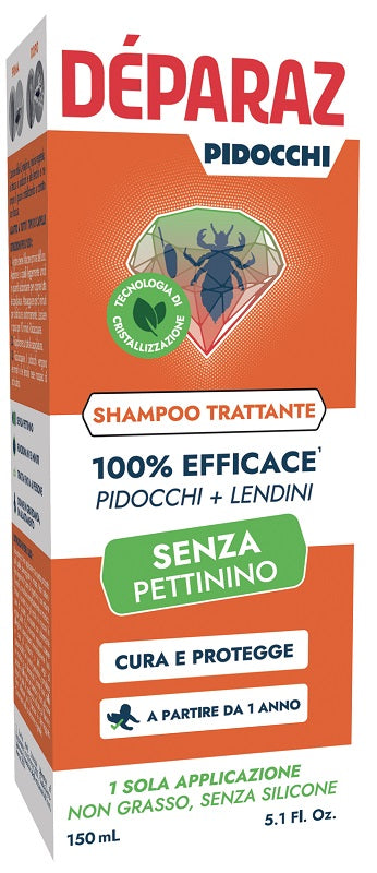 Deparaz Shampoo Trattante Anti Pidocchio 150 Ml