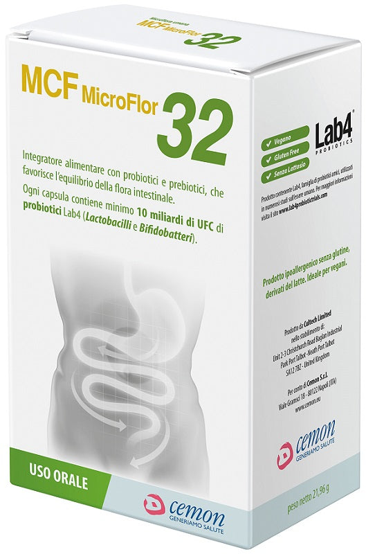 Mcf Microflor 32 60 Capsule Vegetali - Lovesano 