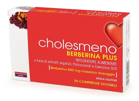 CHOLESMENO BERBERINA PLUS 30CPR - Lovesano 