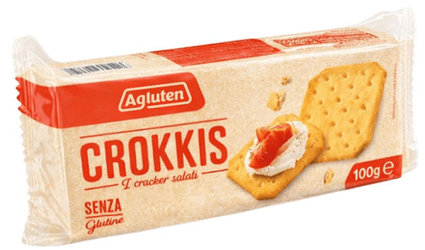 Agluten Crokkis Cracker Salati 100 G