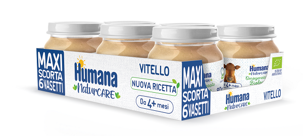 HUMANA OMOG VITELLO BIO 6X80G - Lovesano 