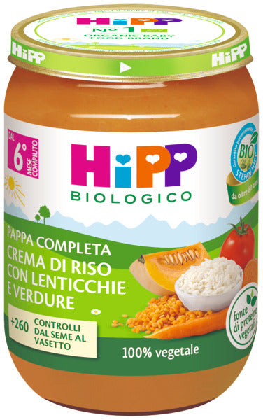 HIPP CREMA RISO LENTICCH VERD - Lovesano 