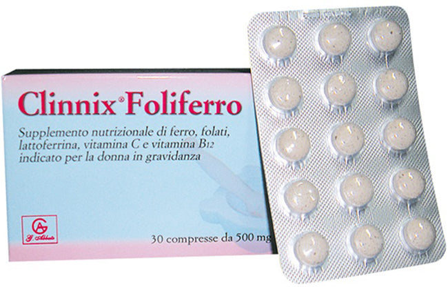 SANOCLIN-FOLIFERRO INTEG 30 CPR - Lovesano 