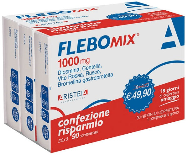 Flebomix 1000 Mg 90 Compresse Tri-pack - Lovesano 