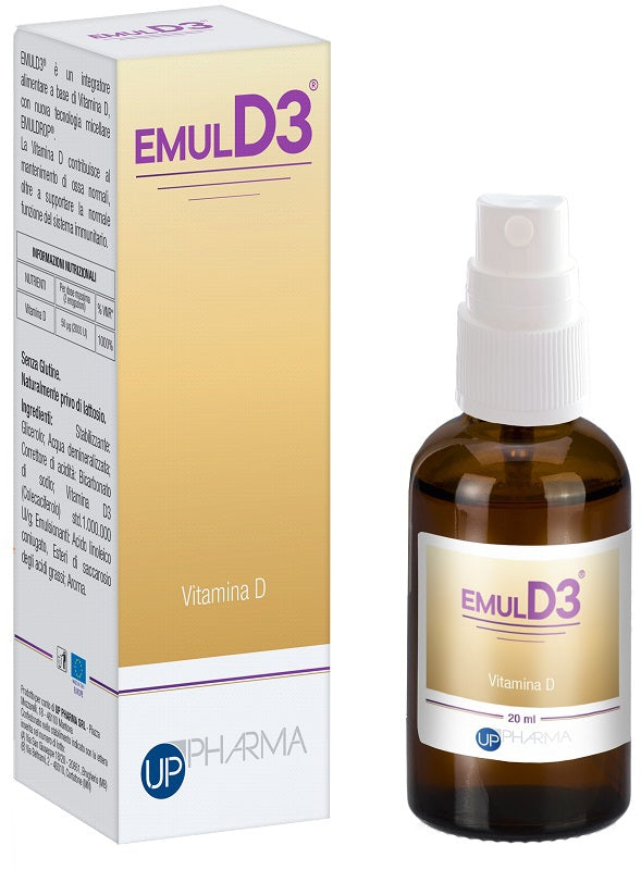 Emuld3 Spray 20 Ml Senza Glutine Naturalmente Privo Di Lattosio