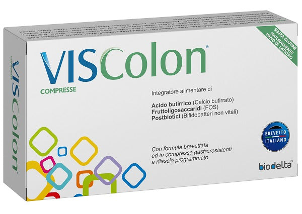 Viscolon 30 Compresse Gastroresistenti A Rilascio Programmato Senza Glutine Naturalmente Privo Di Lattosio